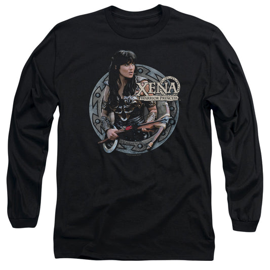 Xena The Warrior Mens Long Sleeve Shirt Black