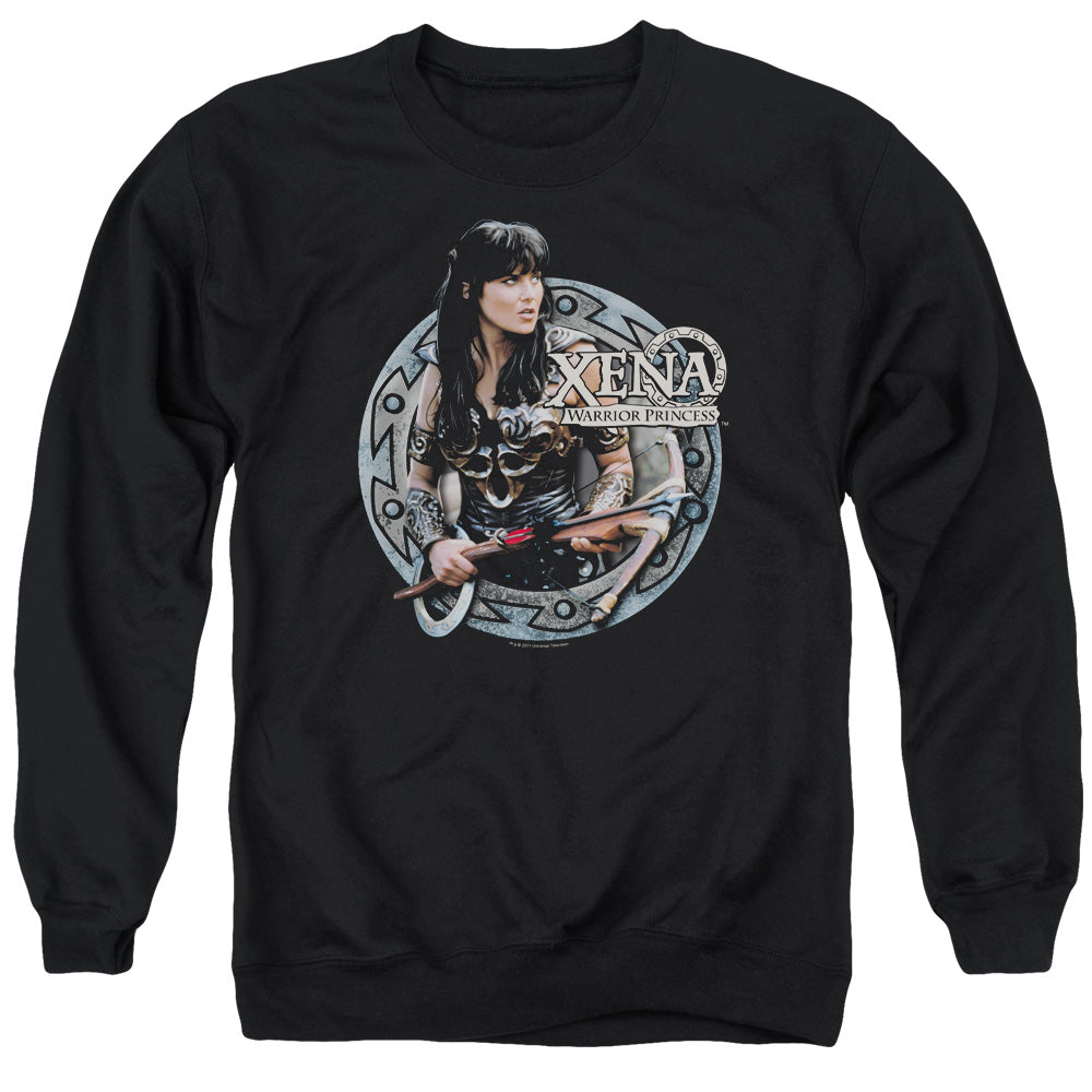 Xena The Warrior Mens Crewneck Sweatshirt Black