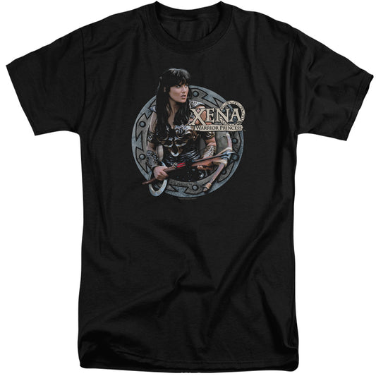 Xena The Warrior Mens Tall T Shirt Black