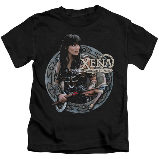 Xena The Warrior Juvenile Kids Youth T Shirt Black