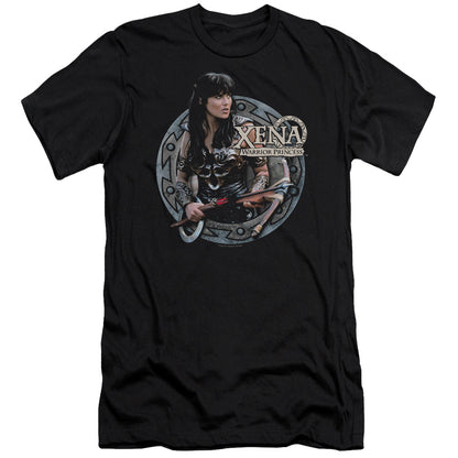 Xena The Warrior Premium Bella Canvas Slim Fit Mens T Shirt Black