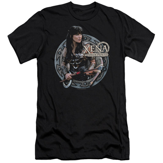 Xena The Warrior Slim Fit Mens T Shirt Black