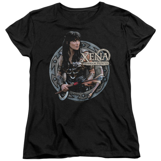 Xena The Warrior Womens T Shirt Black