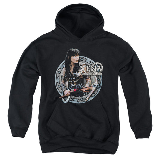 Xena The Warrior Kids Youth Hoodie Black