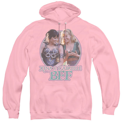 Xena Bff Mens Hoodie Pink