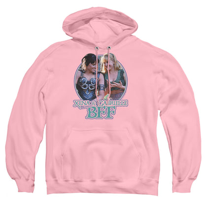 Xena Bff Mens Hoodie Pink