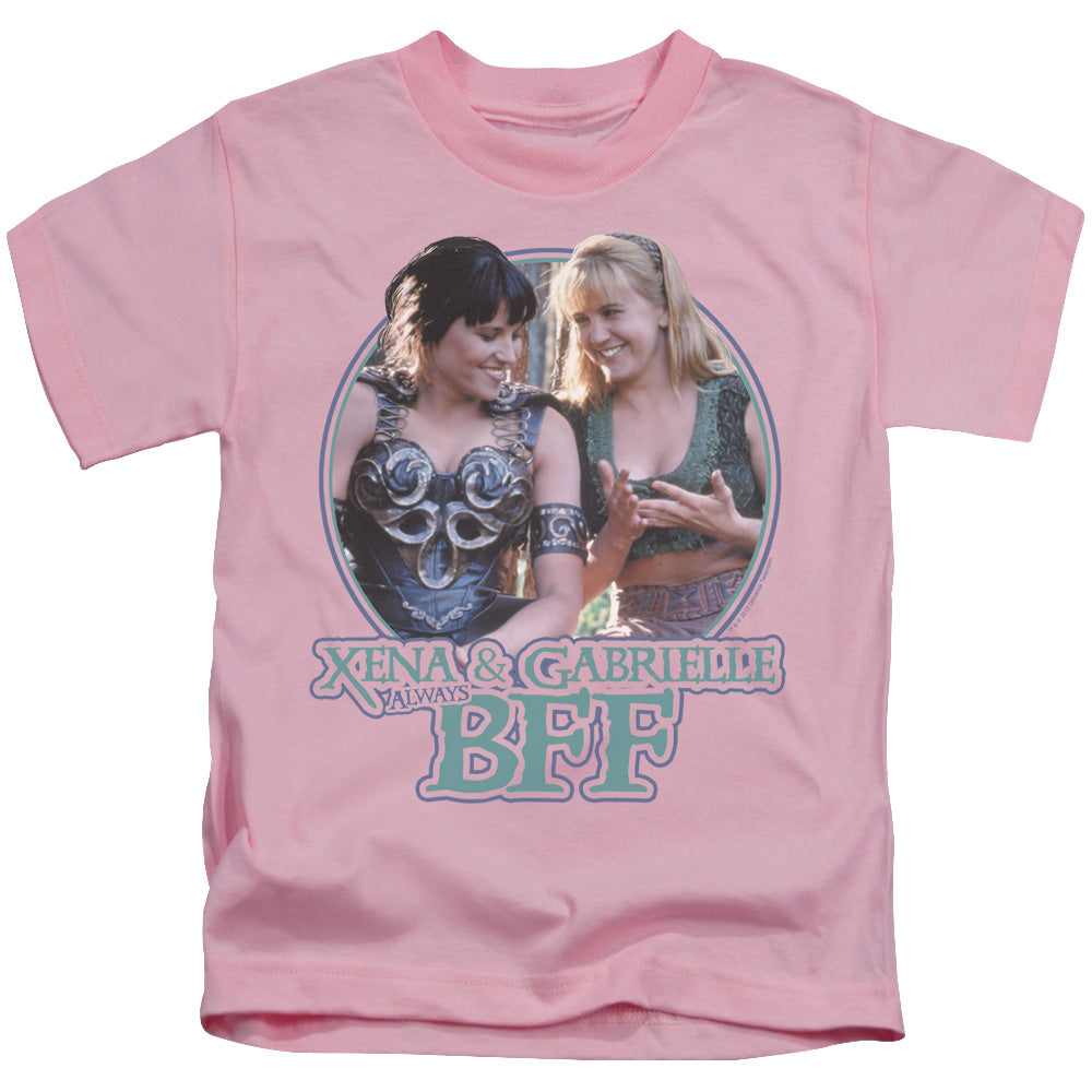 Xena Bff Juvenile Kids Youth T Shirt Pink