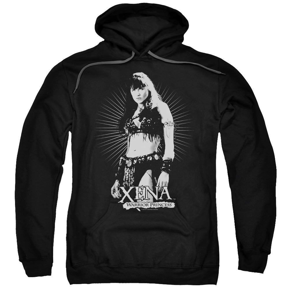 Xena Dont Mess With Me Mens Hoodie Black