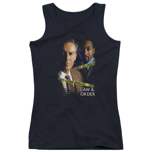 Law And Order Briscoe And Green Womens Tank Top Shirt Black