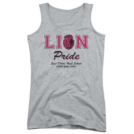 Friday Night Lights Lions Pride Womens Tank Top Shirt Athletic Heather