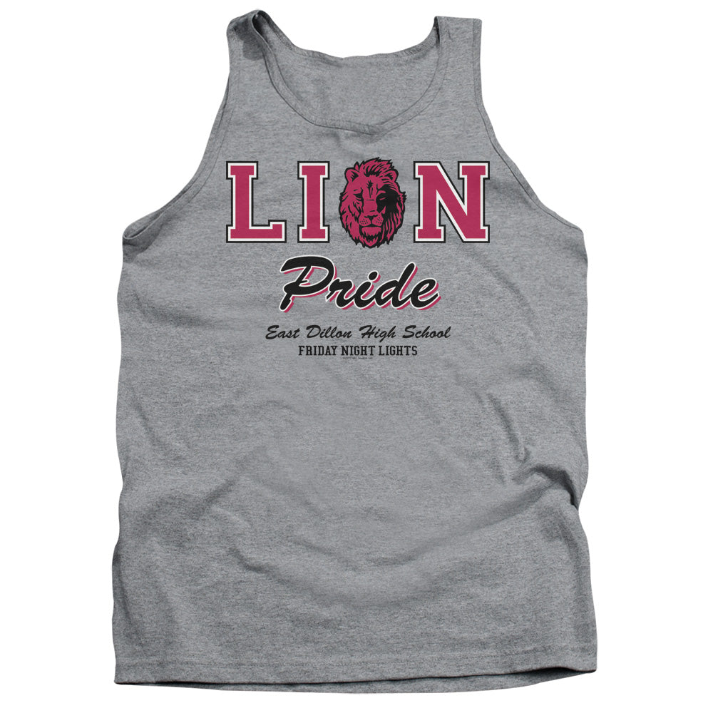 Friday Night Lights Lions Pride Mens Tank Top Shirt Athletic Heather Athletic Heather