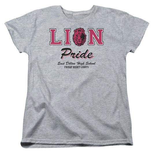 Friday Night Lights Lions Pride Womens T Shirt Athletic Heather