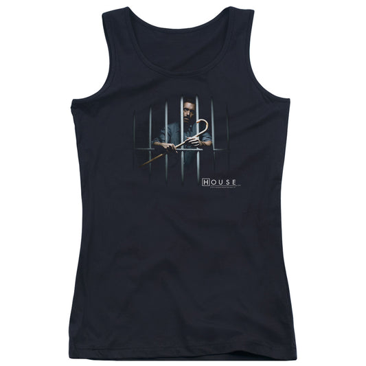 House Behind Bars Womens Tank Top Shirt Black