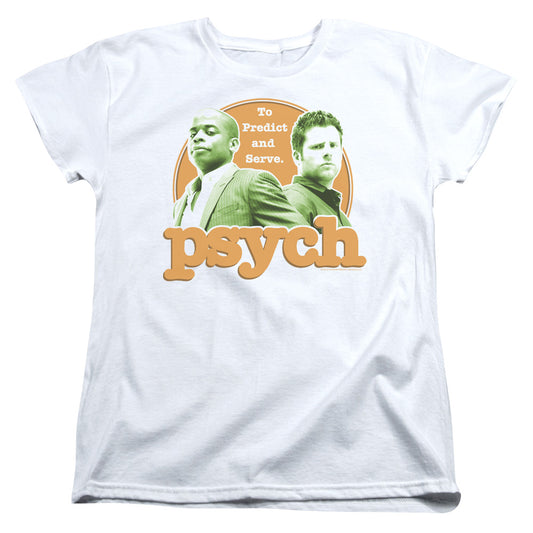 Psych Predictable Womens T Shirt White