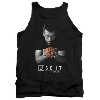 House Use It Mens Tank Top Shirt Black