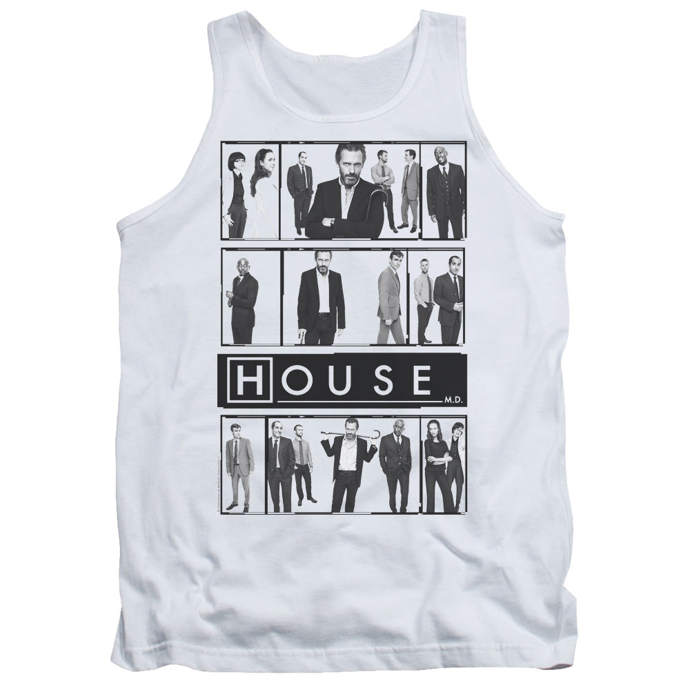 House Film Mens Tank Top Shirt White