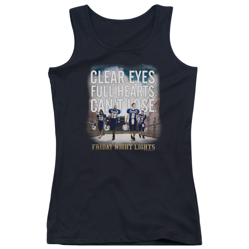 Friday Night Lights Motivated Womens Tank Top Shirt Black Black