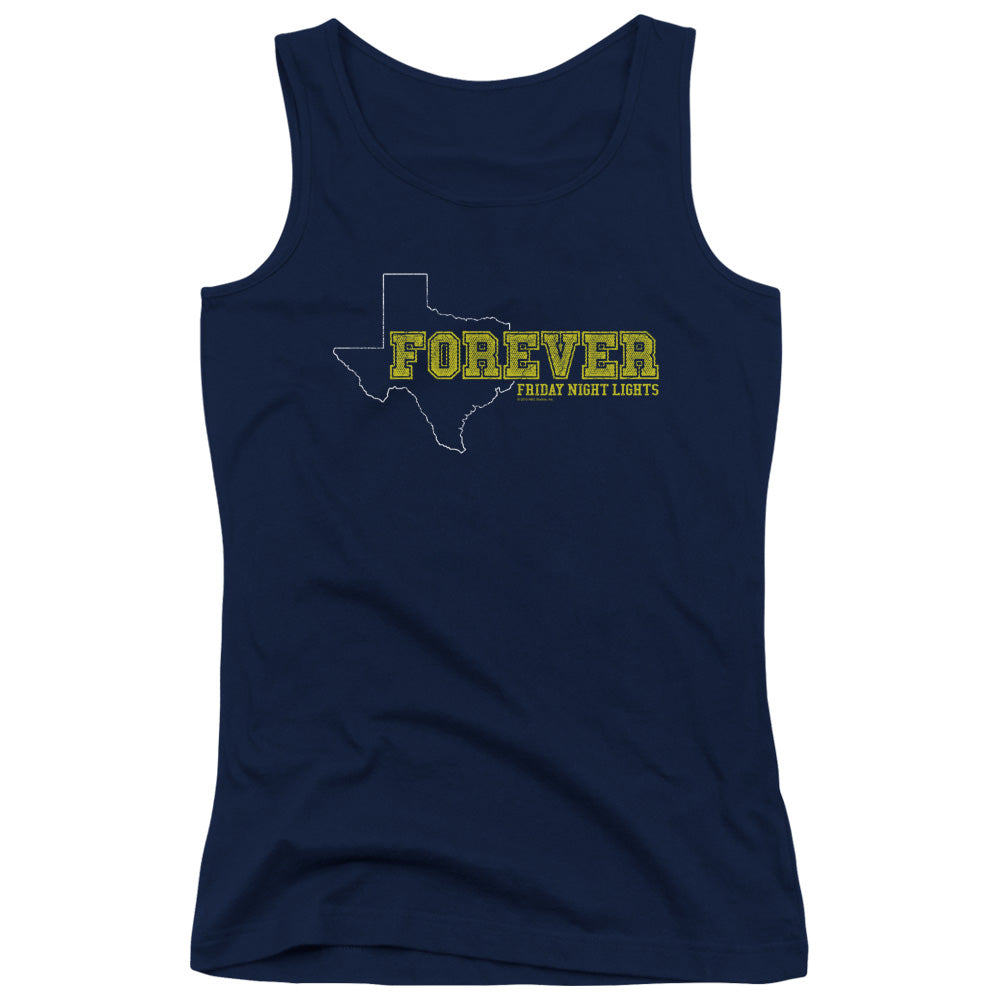 Friday Night Lights Texas Forever Womens Tank Top Shirt Navy