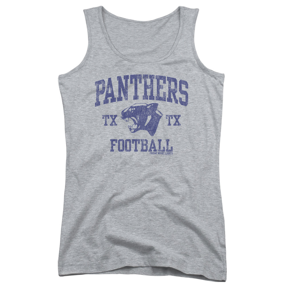 Friday Night Lights Panther Arch Womens Tank Top Shirt Athletic Heather