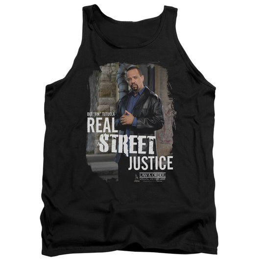 Law And Order Svu Street Justice Mens Tank Top Shirt Black