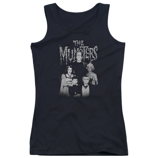 The Munsters Family Portrait Womens Tank Top Shirt Black