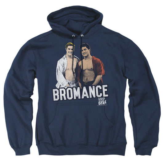 Saved By The Bell Bromance Mens Hoodie Navy Officially Licensed