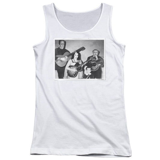 The Munsters Play It Again Womens Tank Top Shirt White