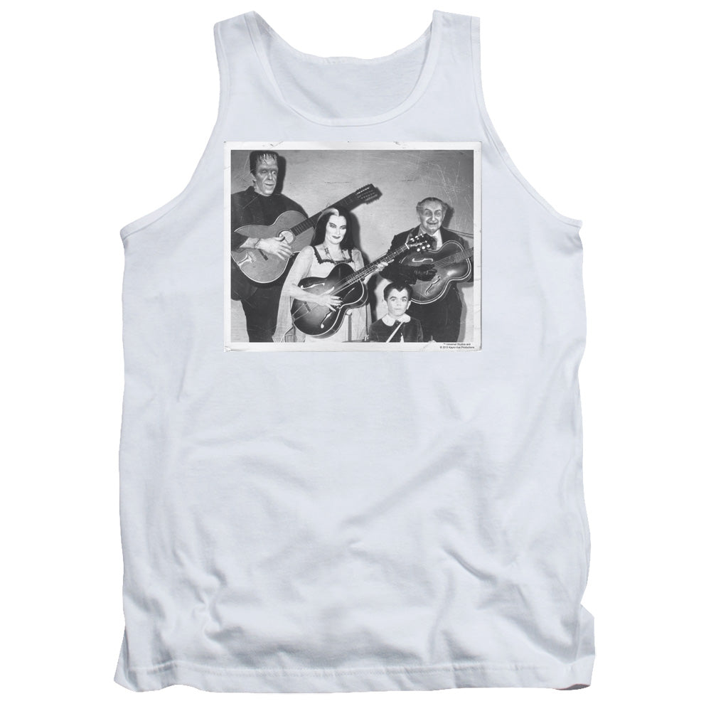 The Munsters Play It Again Mens Tank Top Shirt White