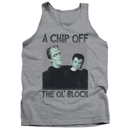 The Munsters Chip Mens Tank Top Shirt Athletic Heather