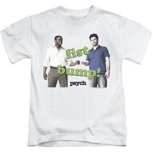 Psych Bump It Juvenile Kids Youth T Shirt White