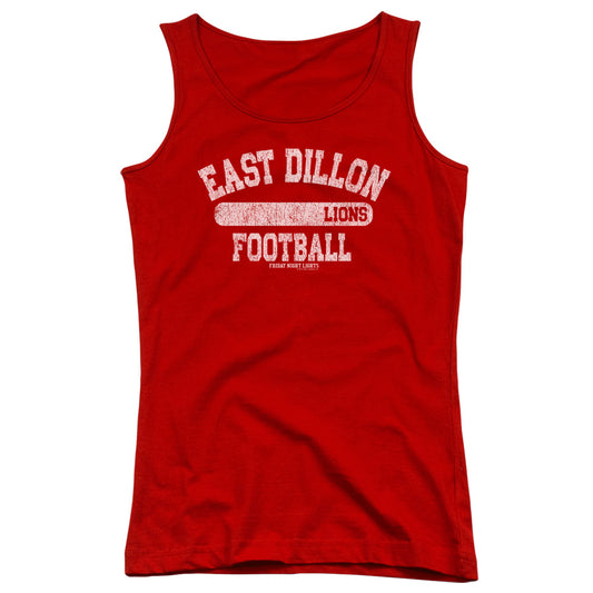 Friday Night Lights Lions Pill Box Womens Tank Top Shirt Red