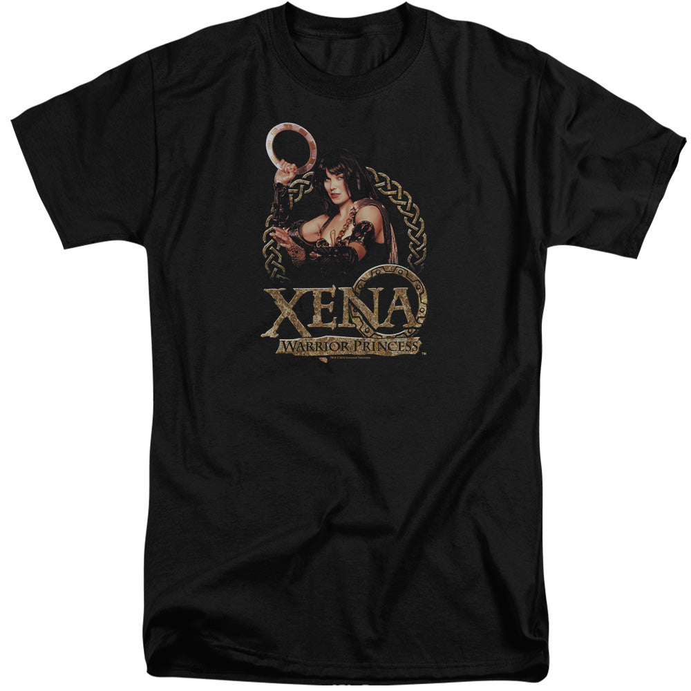 Xena Royalty Mens Tall T Shirt Black