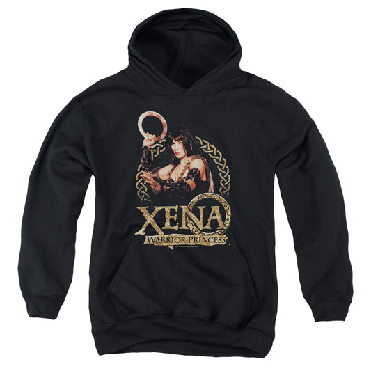 Xena Royalty Kids Youth Hoodie Black