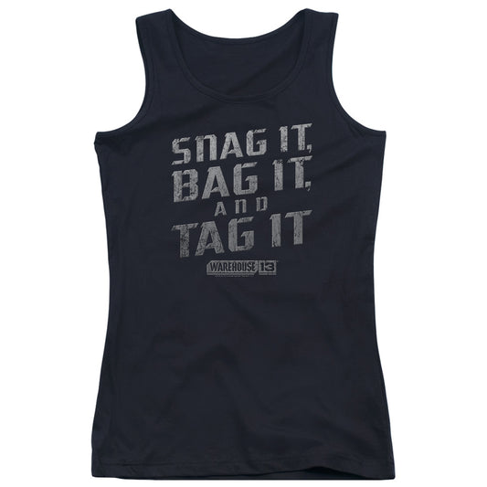 Warehouse 13 Snag It Womens Tank Top Shirt Black