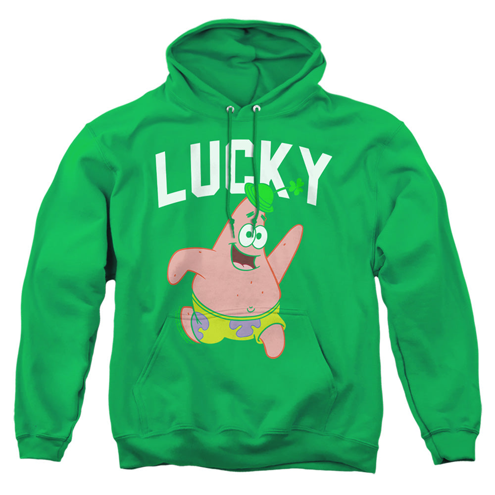 Spongebob Squarepants St. Patrick'S Day Lucky Patrick Mens Hoodie Kelly Green