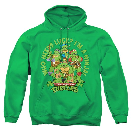 Teenage Mutant Ninja Turtles St. Patrick'S Day Who Needs Luck Mens Hoodie Kelly Green