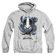 Load image into Gallery viewer, Avatar The Last Airbender Airbender Blue And Black Kanji Mens Hoodie Athletic Heather