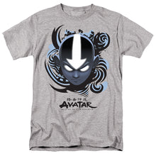 Load image into Gallery viewer, Avatar The Last Airbender Airbender Blue And Black Kanji Mens T Shirt Athletic Heather