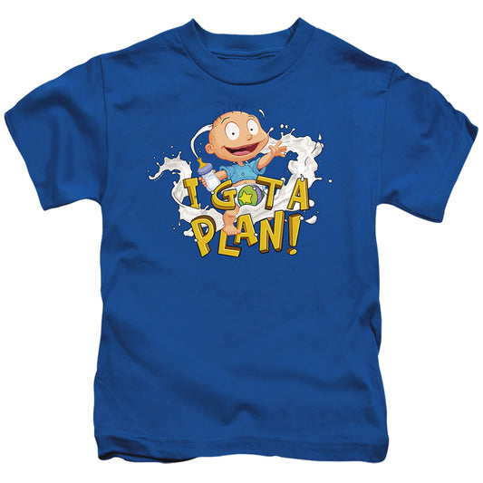Rugrats Tommy Pickles Has A Plan Juvenile Kids Youth T Shirt Royal Blue Officially Licensed