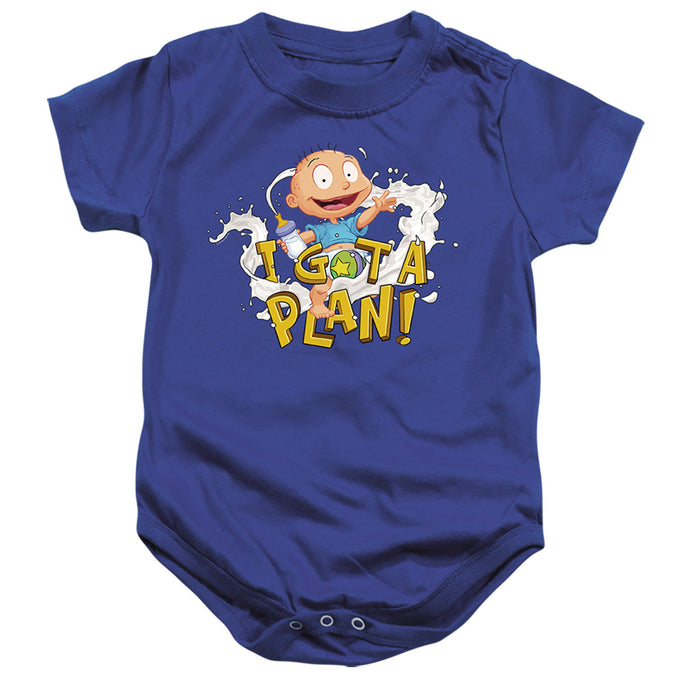 Rugrats Tommy Pickles Has A Plan Infant Baby Snapsuit Royal Blue