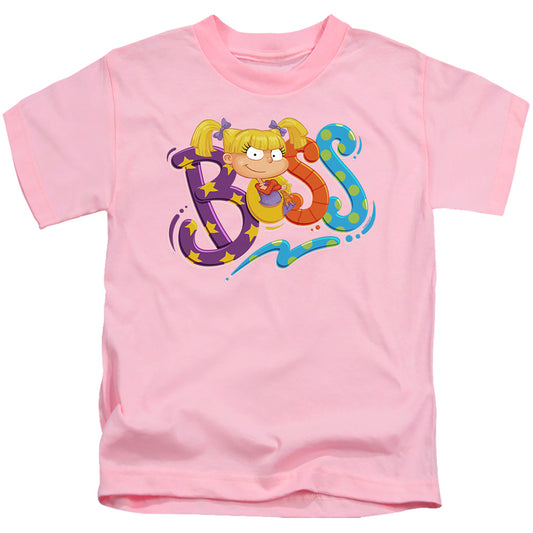 Rugrats Angelica Is Boss Juvenile Kids Youth T Shirt Pink Officially Licensed