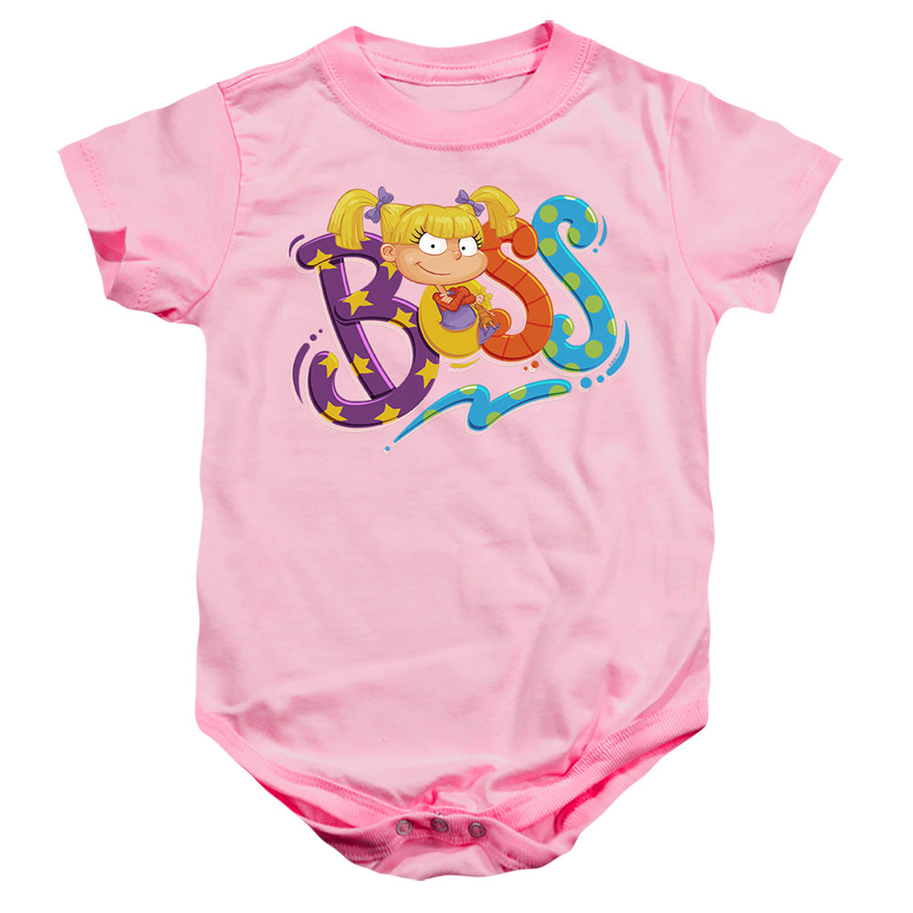 Rugrats Angelica Is Boss Infant Baby Snapsuit Pink Officially Licensed