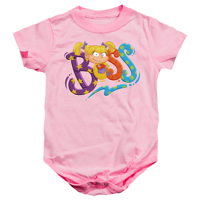 Rugrats Angelica Is Boss Infant Baby Snapsuit Pink