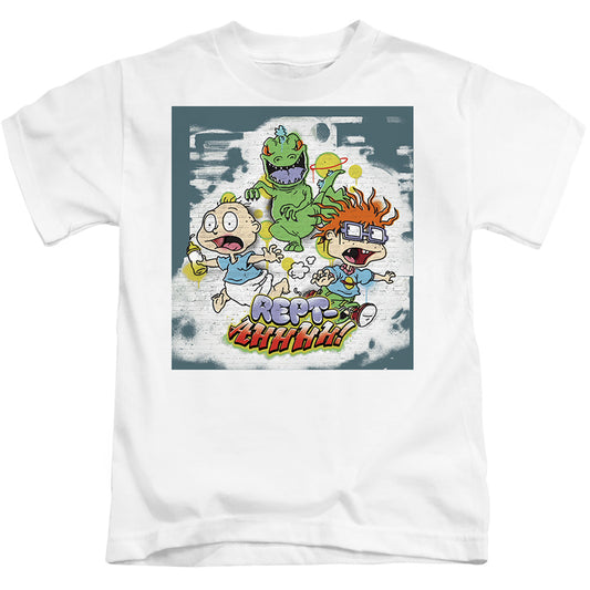 Rugrats Tommy And Chucky Rept-Ahhhhh! Juvenile Kids Youth T Shirt White Officially Licensed