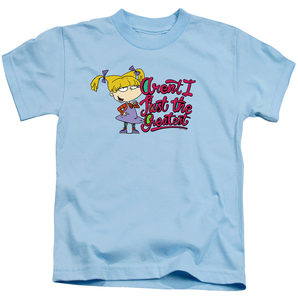Rugrats Angelica Aren’T I Just The Greatest Juvenile Kids Youth T Shirt Light Blue Officially Licensed