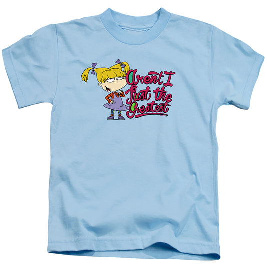 Rugrats Angelica Aren’T I Just The Greatest Juvenile Kids Youth T Shirt Light Blue Officially Licensed