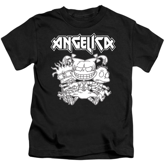 Rugrats Angelica Pickles Rocks Juvenile Kids Youth T Shirt Black Officially Licensed