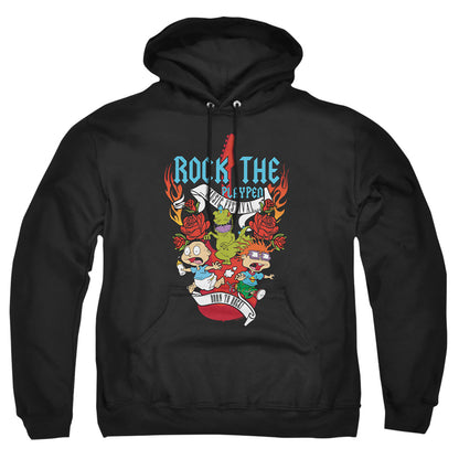Rugrats Rock The Playpen Music Festival Mens Hoodie Black