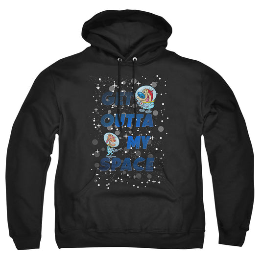 Ren And Stimpy Get Outta My Space Mens Hoodie Black