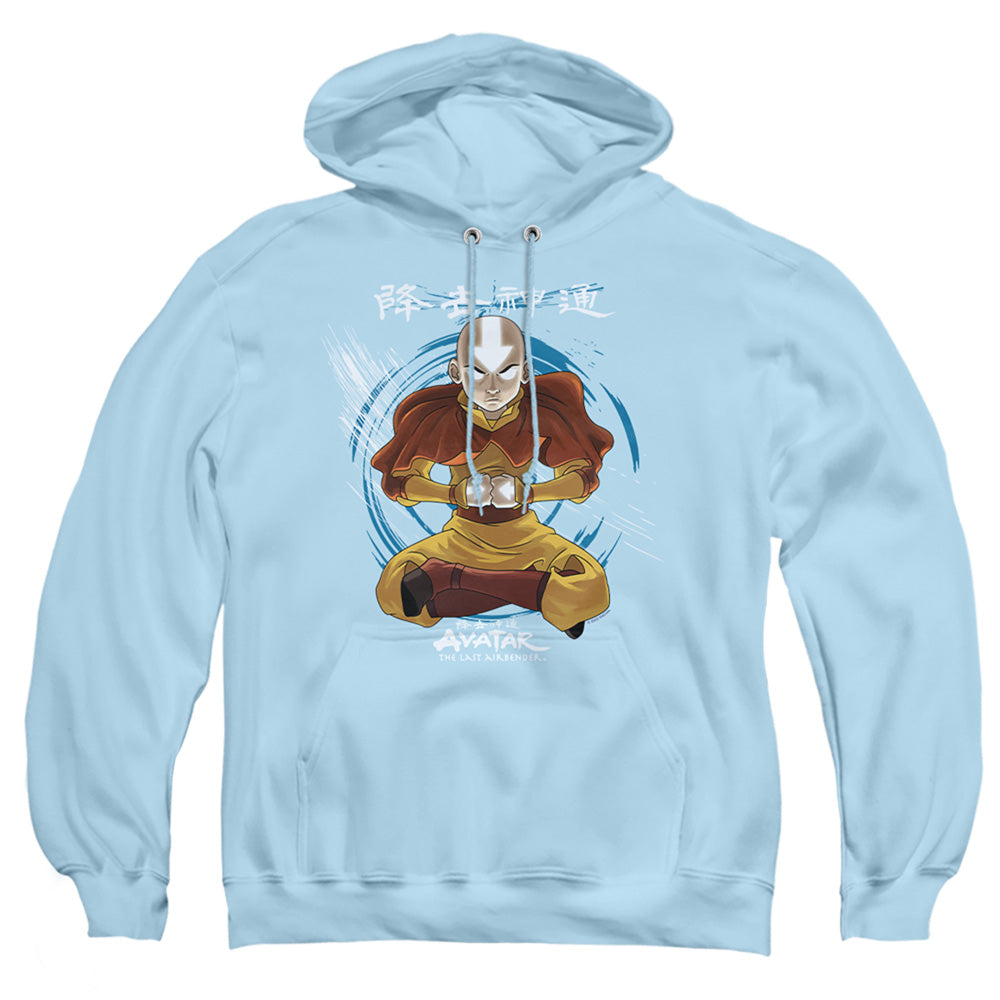 Avatar The Last Airbender Power Of Air Mens Hoodie Light Blue